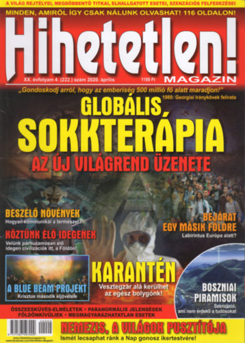 Hihetetlen! magazin XX. évfolyam 4. szám 2020. április