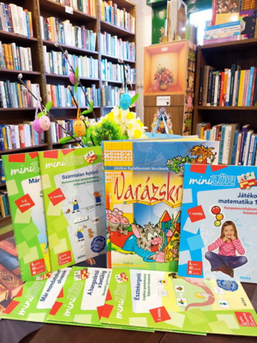 Gyerek foglalkoztató csomag 6 darabos KÖNYVMENTŐ AJÁNLAT: Varázskréta - játékos foglalkoztató kicsiknek, Már mondatokat olvasok - LDI249 - Olvasási képességfejlesztő játékok - miniLÜK, A hangzóktól a betűkig,