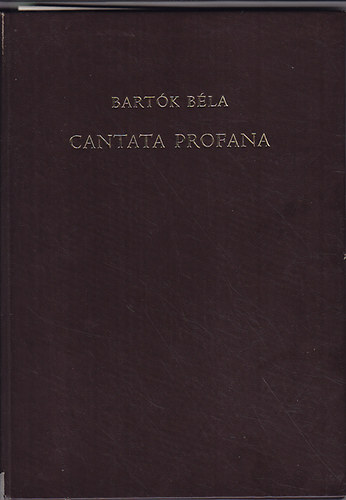 Bartk Bla - Cantata Profana