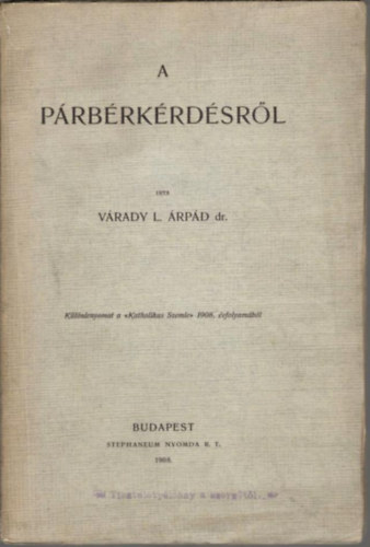 Vrady L. rpd dr. - A prbrkrdsrl