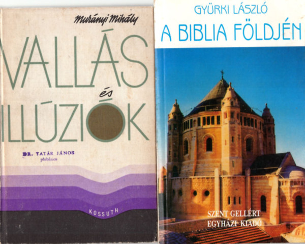 Gy�rki L�szl�, Mur�nyi Mih�ly, Kenneth Ring - 4 db Vall�si k�nyv ( egy�tt ) 1. A biblia f�ldj�n, 2. Vall�s �s ill�zi�k, 3. Ki nekem J�zus Krisztus? 4. A hal�lt �t�lni- az �letet megnyerni