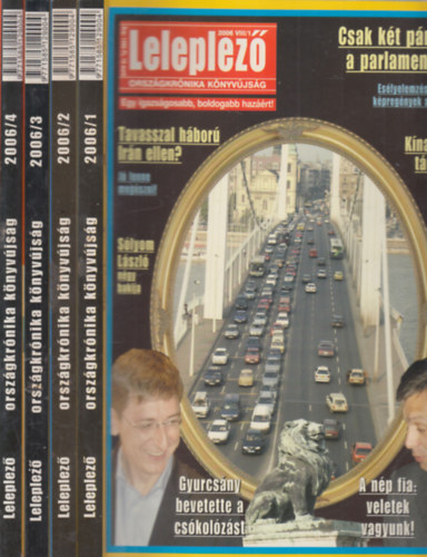 Leleplez� 2006/1-4. (teljes �vfolyam, 4 db. lapsz�m)- Orsz�gkr�nika k�nyv�js�g
