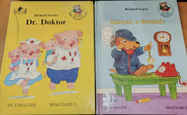Richard Scarry (illustrator) - 2 db Richard Scarry's Best Readers Ever: Dr. Doktor + Szimat, a detektv