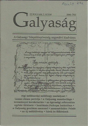 Galyaság - 2000. ősz