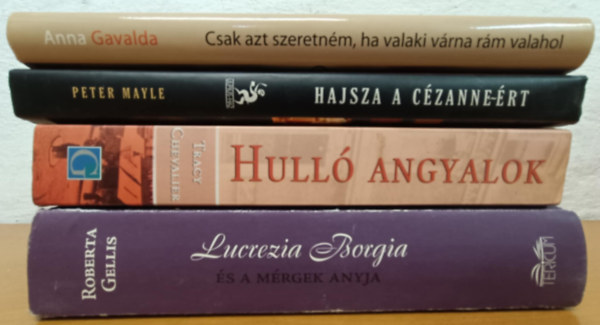 Anna Gavalda, Peter Mayle, Tracy Chevalier, Roberta  Gellis - Romantikus knyvcsomag