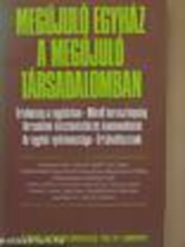 35.Magyar Pax Romana Kongresszus 1993 - Megjul egyhz a megjul trsadalomban