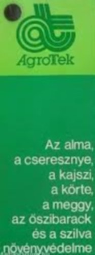 Az alma, a cseresznye, a kajszi, a krte, a meggy, az szibarack s a szilva nvnyvdelme