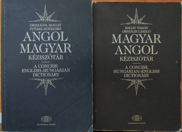 Magay Tam�s-Orsz�gh L�szl� - Angol-magyar �s magyar-angol k�zisz�t�r I-II.