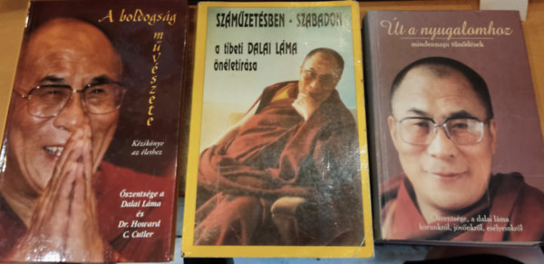 Dalai Lma, Dr. Howard C. Cutler - 3 db A dalai Lma + A boldogsg mvszete + Szmzetsben - szabadon + t a nyugalomhoz