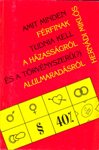 Hernádi Miklós - Amit minden férfinak tudnia kell a házasságról és a ...