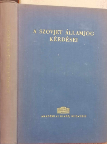 A szovjet �llamjog k�rd�sei