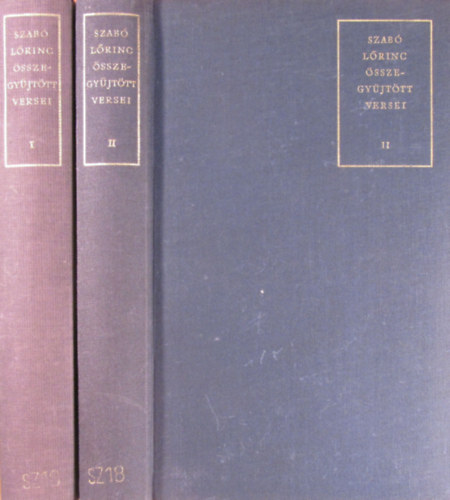 Szab� L�rinc - Szab� L�rinc �sszegy�jt�tt versei I-II.