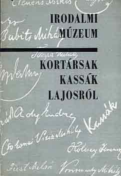 Ills Ilona; Taxner Ern (szerk.) - Kortrsak Kassk Lajosrl