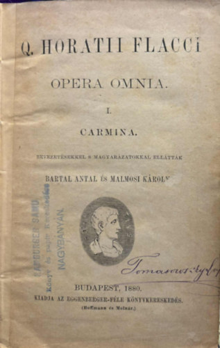 Q. Horatii Flacci - Opera Omnia I. - Carmina