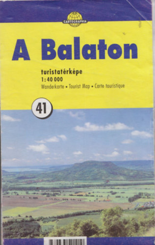 A Balaton turistatrkpe 1:40 000