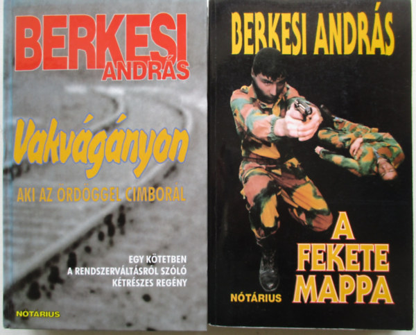 Berkesi Andrs - 2 db Berkesi Andrs:Vakvgnyon, A fekete mappa.