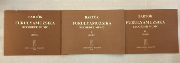 Bartók Béla - FURULYAMUZSIKA I-III.