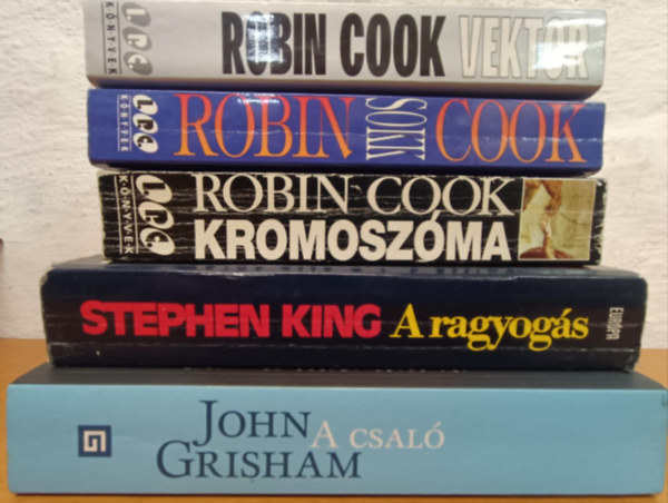 John Grisham, Stephen King, Robin: Cook - Szrakoztat irodalmi knyvcsomag