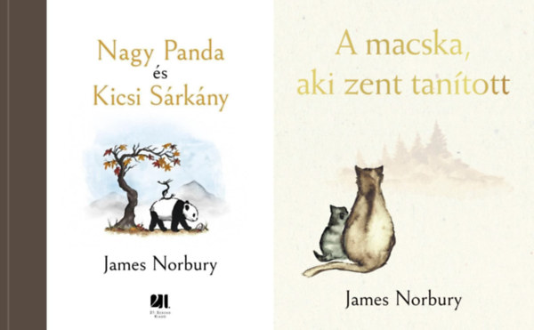 James Norbury - 2 db James Norbury ktet: A macska, aki zent tantott + Nagy Panda s Kicsi Srkny