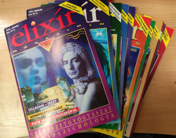 Dr. Nagy Rbert - j Elixr magazin- 1994. vfolyam 1-12. szm (teljes vfolyam, szmonknt)
