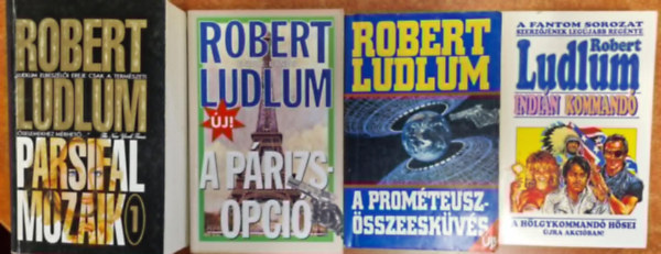 Robert Ludlum - 4db Robert Ludlum regny:A Promteusz-sszeeskvs+ A Prizs-opci+ Indin kommand+Parsifal mozaik 1-2