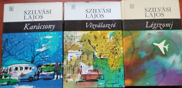 Szilv�si Lajos - 3db Szilv�si Lajos k�nyv: V�zv�laszt�+Kar�csony+L�gszomj