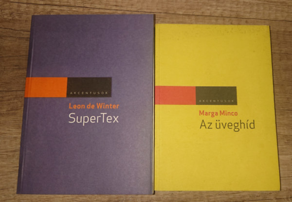 Marga Minco, Leon de Winter - 2 k�nyv a Gondolat Kiad� Akcentusok c�m� vil�girodalmi sorozat�b�l: Az �vegh�d, SuperTex