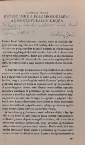 N�meth G. B�la - Forradalom ut�n-kiegyez�s el�tt - k�l�nnyomat! -dedik�lt!