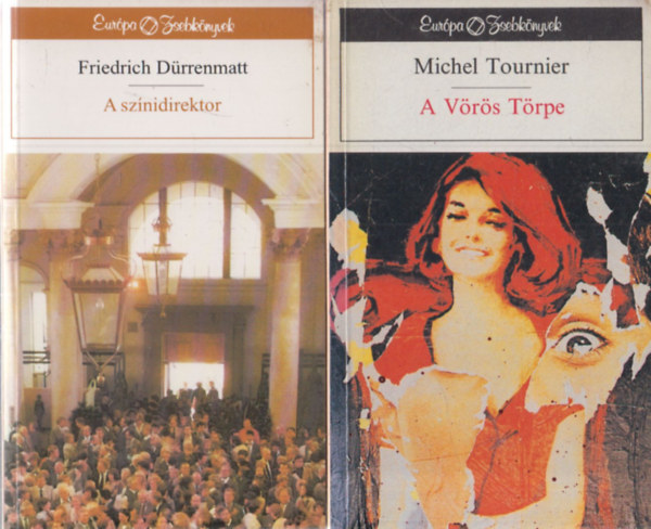 Friedrich Drrenmatt, Michel Tournier - 2 db ktet az Eurpa Zsebknyvek sorozatbl: A sznidirektor + A Vrs Trpe