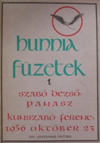 Szcs Zoltn (szerk.) - Hunnia Fzetek 1. - 1989. szeptember-oktber