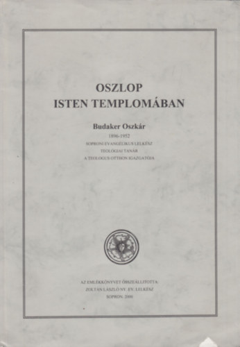 Zoltn Lszl - Oszlop Isten templomban (Budaker Oszkr 1896-1952)