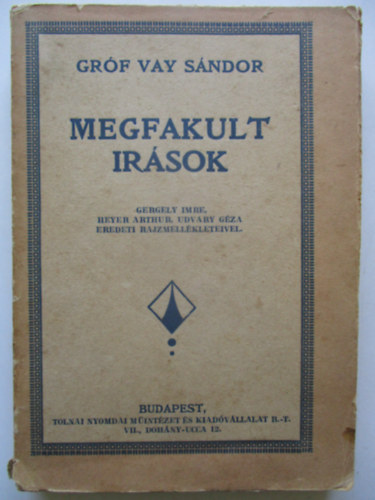 Grf Vay Sndor - Megfakult rsok