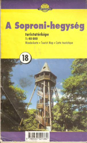 A Soproni-hegysg turistatrkpe (1:40000)