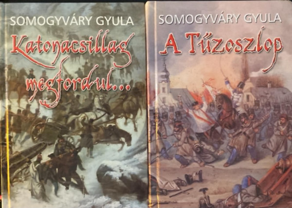 Somogyváry Gyula - 2 db Somogyváry Gyula regény: Katonacsillag megfordul...,A Tűzoszlop