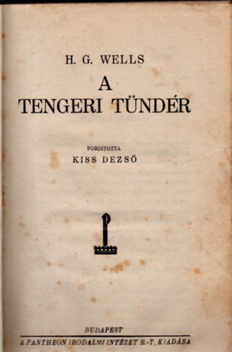 H. G. Wells - A tengeri tndr