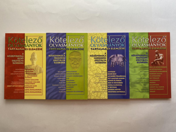 Elekes Szentágotai Blanka - 4 DB KÖTELEZŐ OLVASMÁNYOK TARTALMA ÉS ELEMZÉSE KÖTET: 1. A KÖZÉPISKOLA ELSŐ OSZTÁLYA SZÁMÁRA 2. A KÖZÉPISKOLA MÁSODIK OSZTÁLYA SZÁMÁRA 3. A KÖZÉPISKOLA HARMADIK OSZTÁLYA SZÁMÁRA 4. A KÖZÉPISKOLA NEGYEDIK OSZTÁLYA SZÁMÁRA