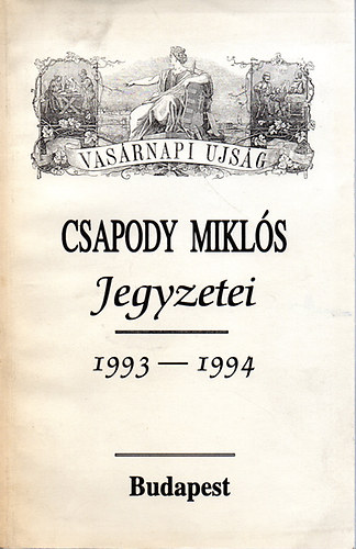 Csapody Miklós - Csapody Miklós jegyzetei 1993-1994