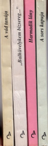 Agatha Christie - 4 db Agatha  Christie : A sors kapuja + Harmadik lny + "Balhvelykem bizsereg..." + A vd tanja