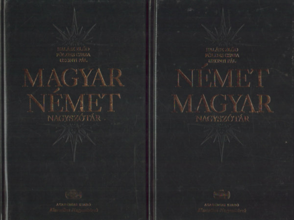 Halsz Eld - Fldes Csaba - Uzonyi Pl - Magyar-nmet - Nmet-magyar nagysztr j nmet helyesrssal