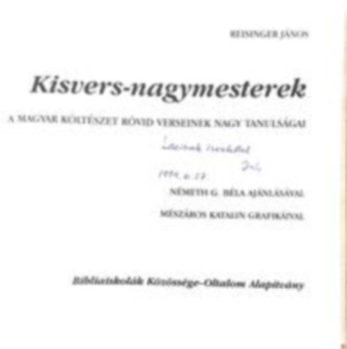 Kontha Sndor - Mszros Lszl