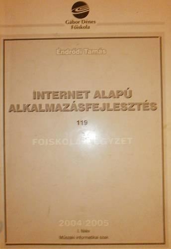 Endrdi Tams - Internet alap alkalmazsfejleszts