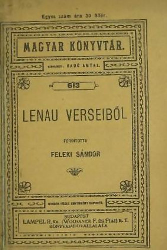 Lenau - Lenau verseib�l