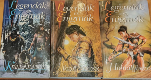Kornya Zsolt - 3 db Legendák és Enigmák: Kráni Krónikák (2) + Átkozott esküvések (5) + Homályhozó (8)