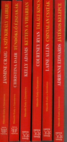 Adrienne Edwards, Laine Allen, Courtney Ryan, Kelly Adams, Christina Dair, Jasmine Craig - 6 db k�tet a M�sodik es�ly a Boldogs�gra sorozatb�l: A sz�vkir�ly alibije +T�nd�kl� �jszak�k +Ketten a viharban +Tal�lt kincs +Csintalan csat�k +J�t�kos kelepce.(31-36.)