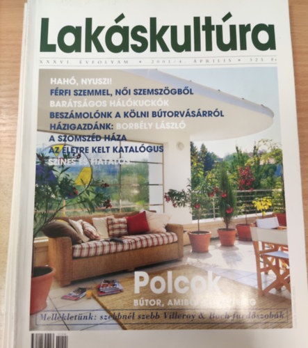 Lakskultra XXXVI. vfolyam 2001. prilis/4. szm