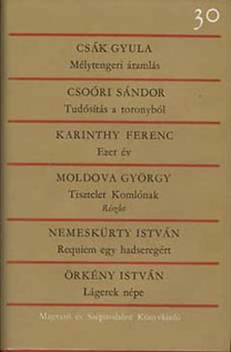 Csk Gyula, Csori Sndor, Karinthy Ferenc, Moldov - Magyar krnika