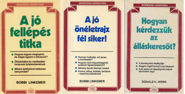 Bobbi Linkemer - A j fellps titka+ A j nletrajz fl siker!+ Hogyan krdezzk az llskerest? ( 3 ktet )