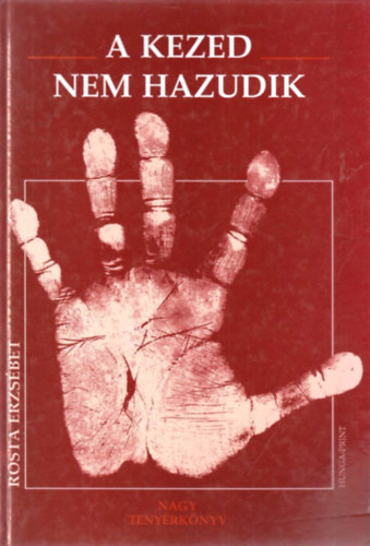Szerz Rosta Erzsbet Szerkeszt Szab Edit - A kezed nem hazudik   Nagy tenyrknyv      - Kztpusok - A kozmikus erk hatsa a tenyrben - A tenyr dombjai - Sorsvonal