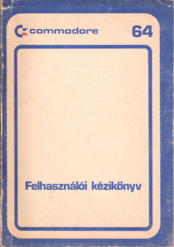 Commodore 64 felhasznli kziknyv