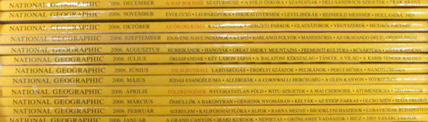 National Geographic Society - National Geographic Magyarország 2006. január - december. Teljes évfolyam